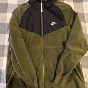 Polar Fleece Hooded Nike Jacket